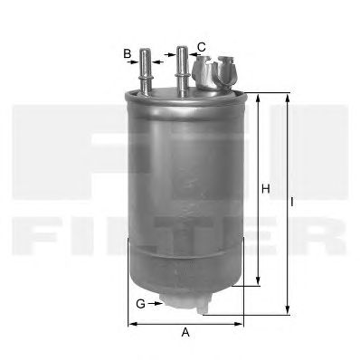 FIL FILTER zp8078fmbm -  Топливный фильтр